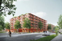 Wohnbau Bonner Band entworfen von frommemichal